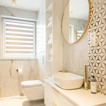 Premium Baltic Lux Z Prywatnym Jacuzzi, Basenem Sannel For Rent Lägenhet