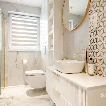 Premium Baltic Lux Z Prywatnym Jacuzzi, Basenem Sannel For Rent Lägenhet *
